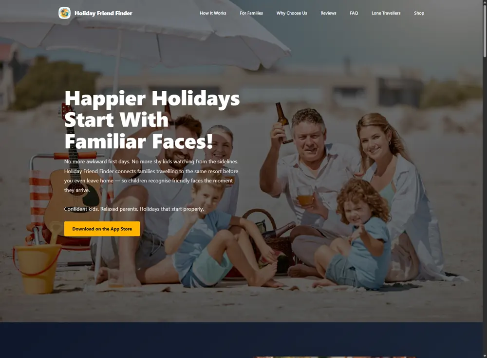 Website redesign showcase